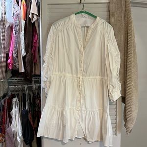 Never worn white dress